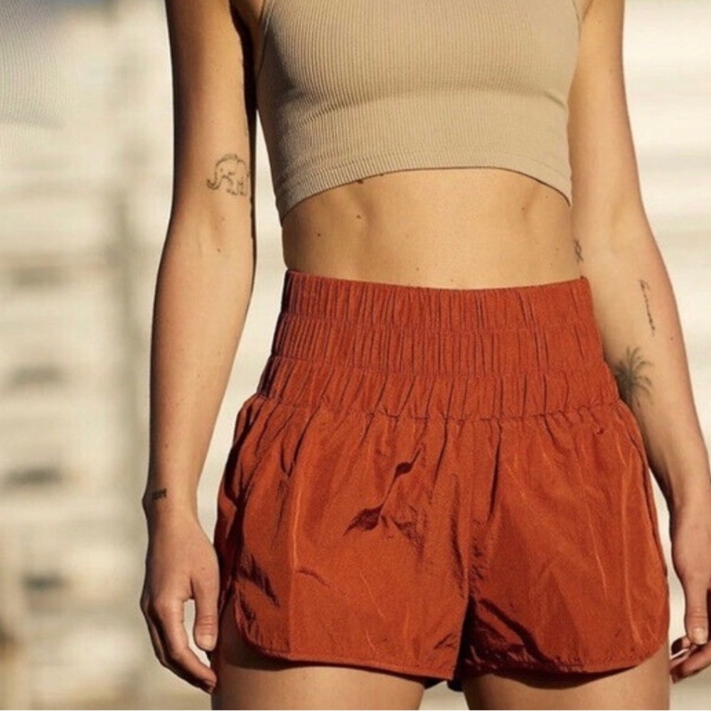 FP Movement by Free People Viral The Way Home Short in Red Earth